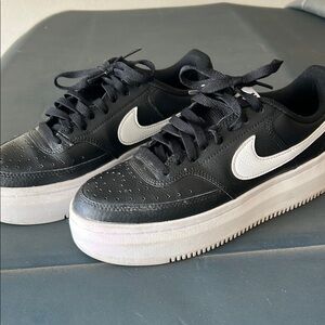 Black and White Nike Sneakers